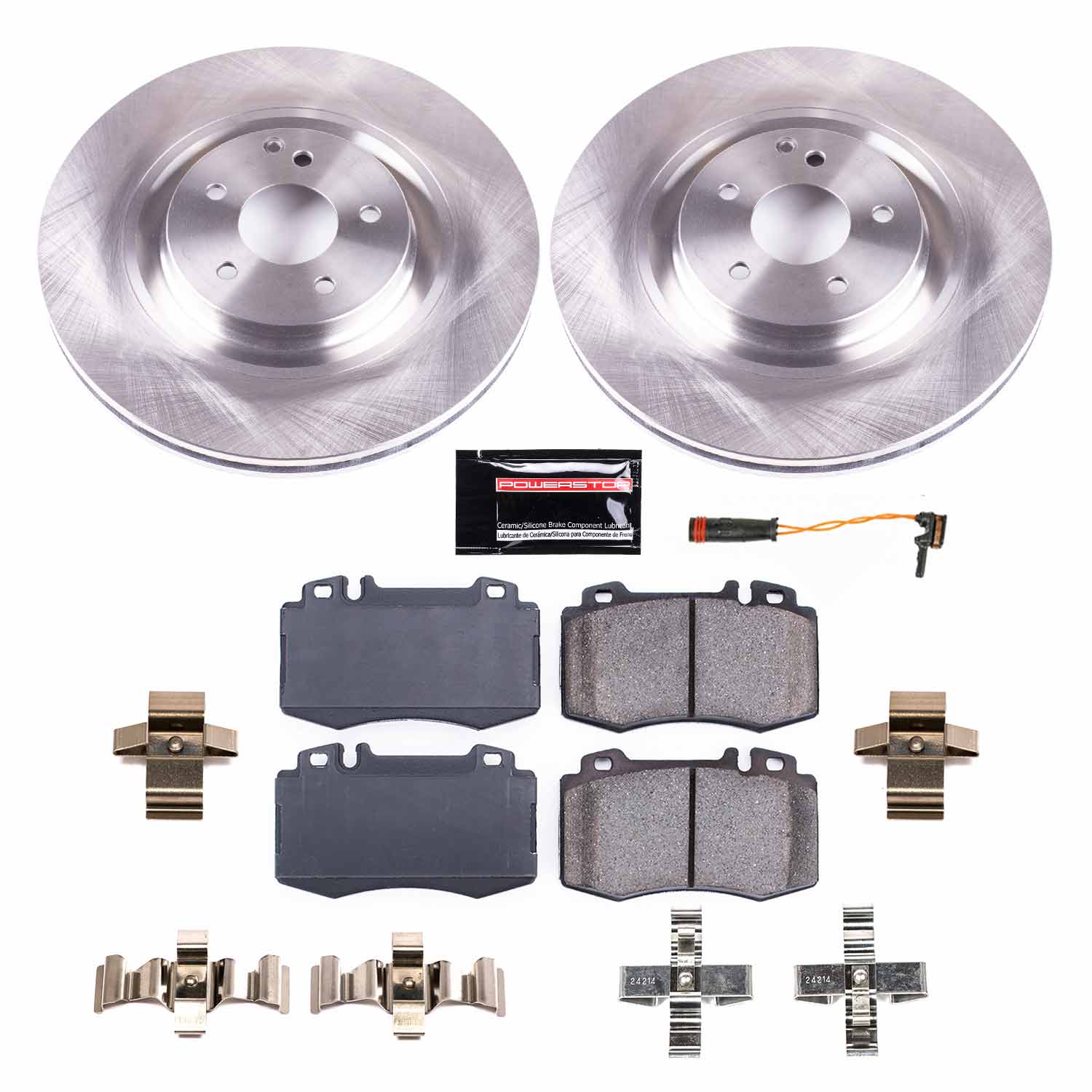 Power Stop KOE7788 Autospecialty 1-Click Daily Driver Front Brake Kit for 2003-2006 Mercedes-Benz CLK500 product image