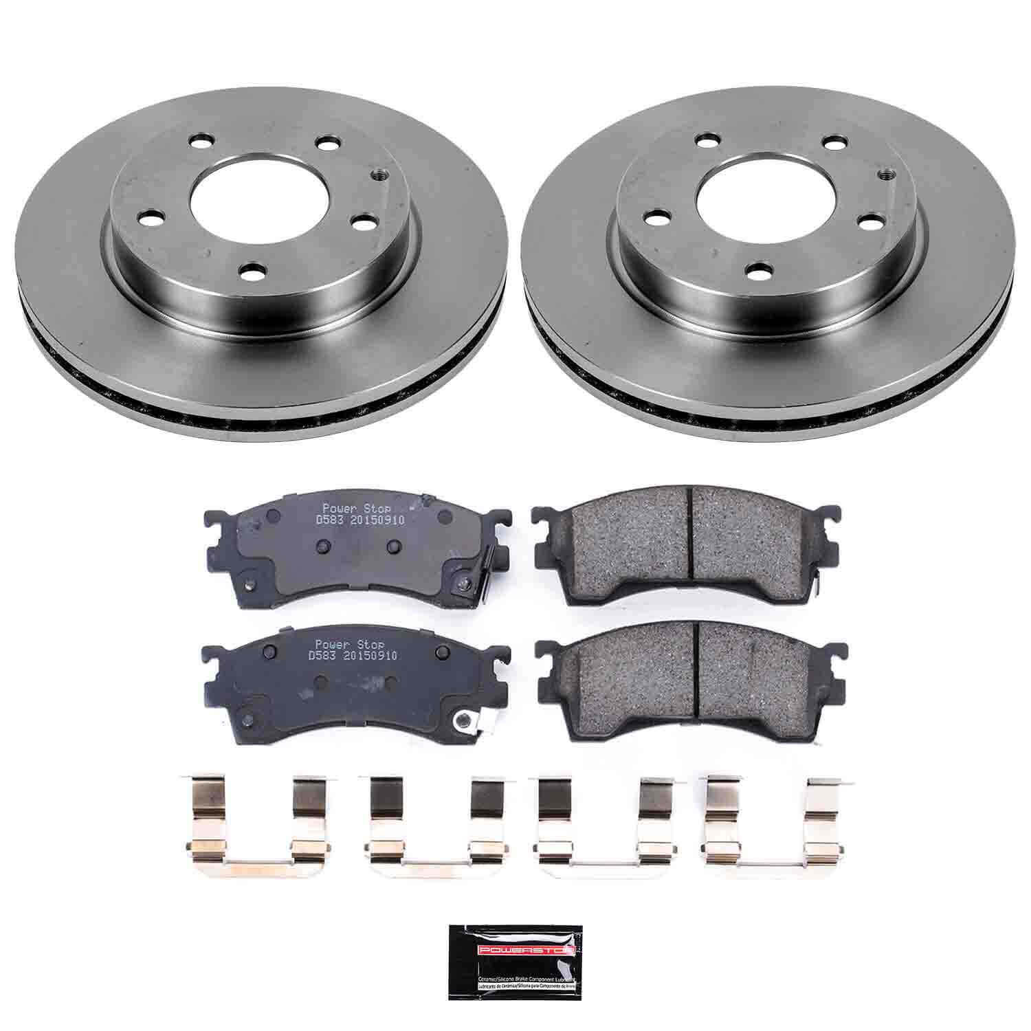 Power Stop KOE782 Autospecialty - 1-Click Daily Driver Brake Kits (Front) for 1993-2002 Ford Probe product image