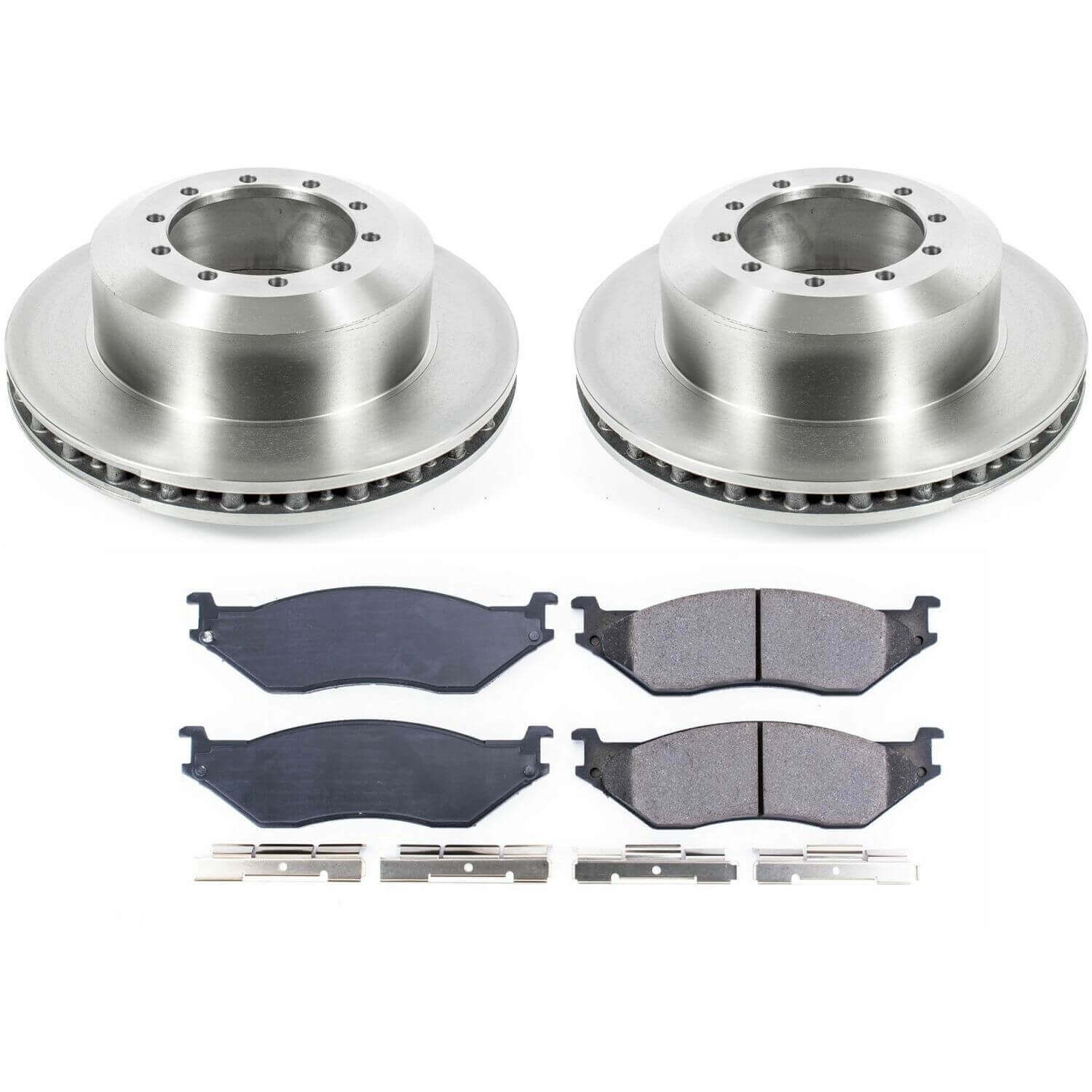 Power Stop KOE7820 Autospecialty 1-Click Daily Driver Front And Rear Pad And Rotor Kit for 1999-2001 Ford F-53 Motorhome Chassis product image