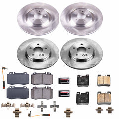 Power Stop KOE7828 Autospecialty 1-Click Daily Driver Front And Rear Brake Kit for 2003-2006 Mercedes-Benz CLK500 product image