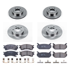 Power Stop KOE783 Autospecialty - 1-Click Daily Driver Brake Kits (Front And Rear) for 1993-1997 Ford Probe product image