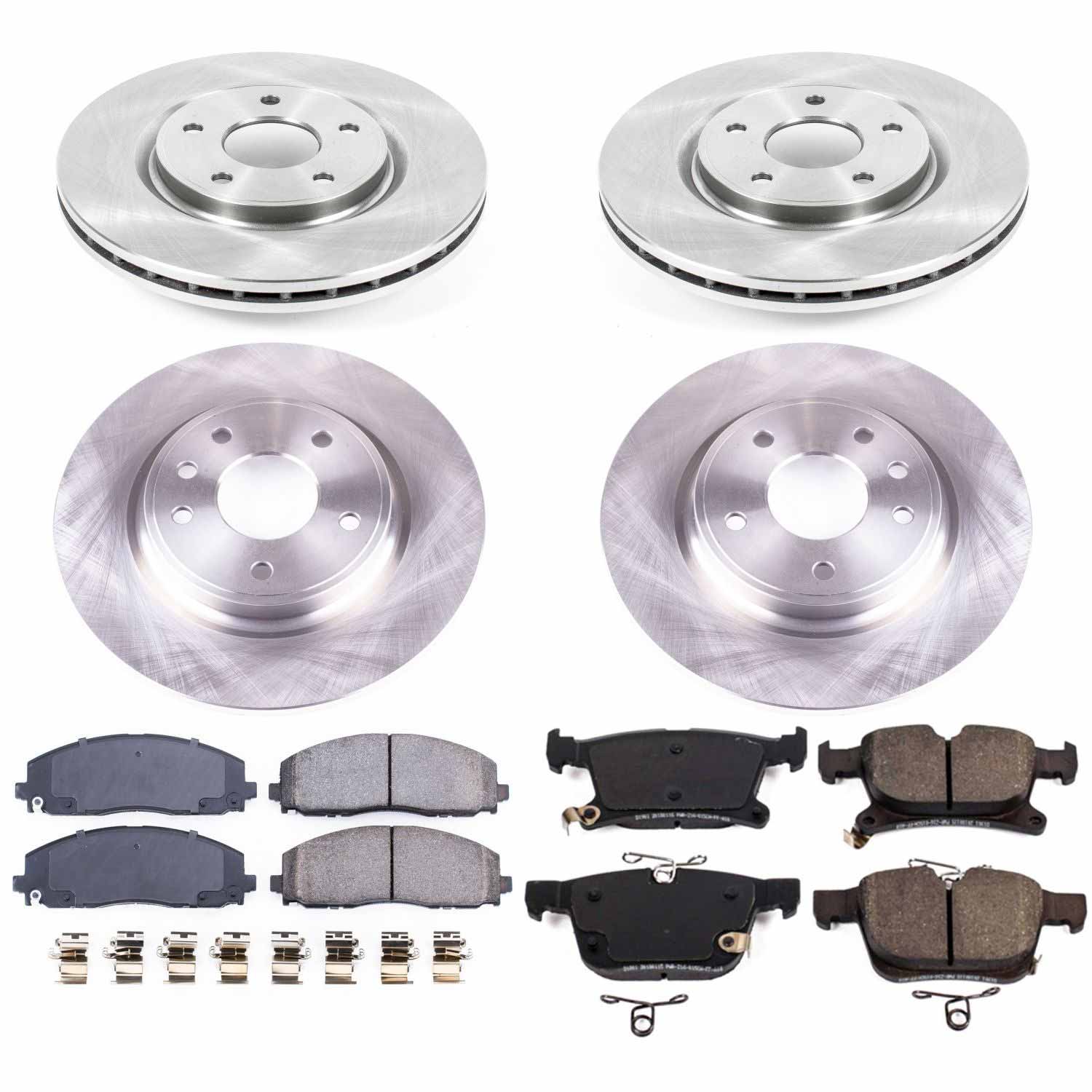 Power Stop KOE7841 Autospecialty 1-Click Daily Driver Front And Rear Pad And Rotor Kit for 2017-2019 Chrysler Pacifica product image