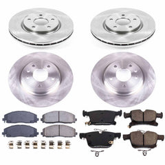 Power Stop KOE7841 Autospecialty 1-Click Daily Driver Front And Rear Pad And Rotor Kit for 2017-2019 Chrysler Pacifica product image