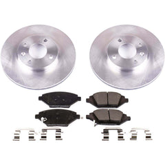 Power Stop KOE7844 Autospecialty 1-Click Daily Driver Front Pad And Rotor Kit for 2016-2022 Chevrolet Spark product image