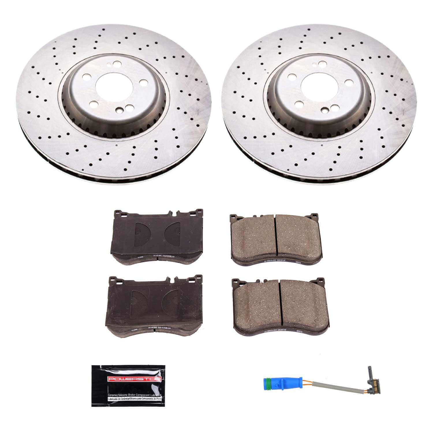 Power Stop KOE7852 Autospecialty 1-Click Daily Driver Front Brake Kit for 2017 Mercedes-Benz Maybach S550 product image