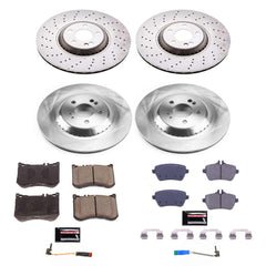 Power Stop KOE7853 Autospecialty 1-Click Daily Driver Front And Rear Brake Kit for 2017 Mercedes-Benz Maybach S550 product image