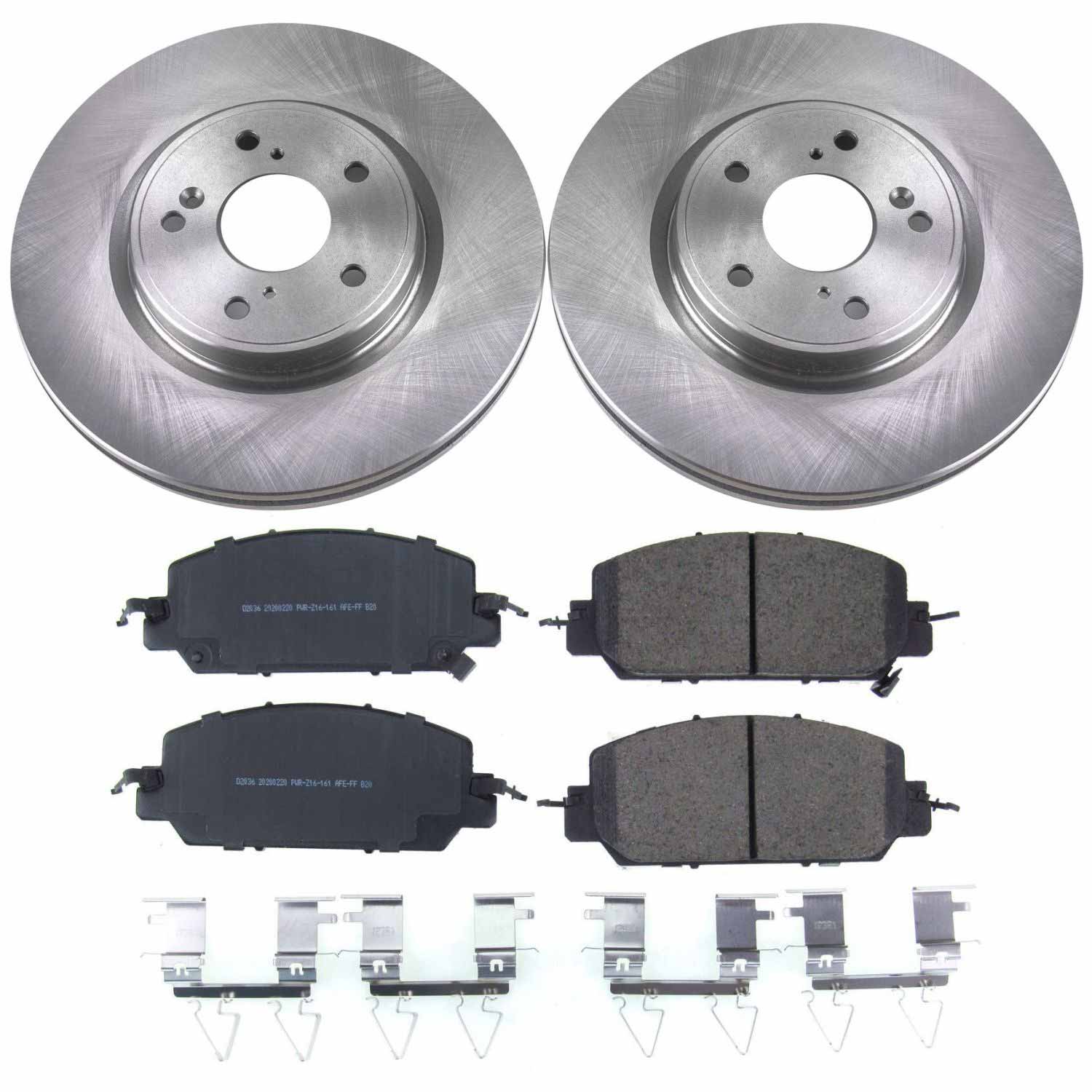 Power Stop KOE7872 Autospecialty 1-Click Daily Driver Front Pad And Rotor Kit for 2017-2025 Honda CR-V product image