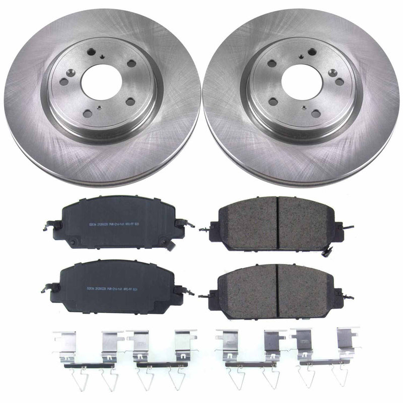 Power Stop KOE7872 Autospecialty 1-Click Daily Driver Front Pad And Rotor Kit for 2017-2025 Honda CR-V product image