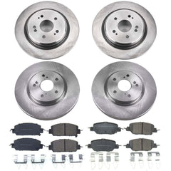 Power Stop KOE7873 Autospecialty 1-Click Daily Driver Front And Rear Pad And Rotor Kit for 2017-2025 Honda CR-V product image