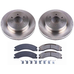 Power Stop KOE7875 Autospecialty 1-Click Daily Driver Front Pad And Rotor Kit for 2016-2024 Nissan Titan Xd product image