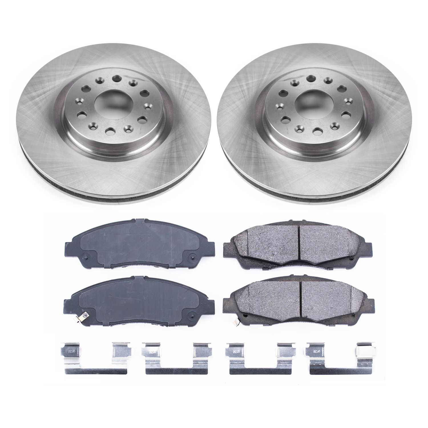 Power Stop KOE7883 Autospecialty 1-Click Daily Driver Front Pad And Rotor Kit for 2018-2020 Buick Enclave product image