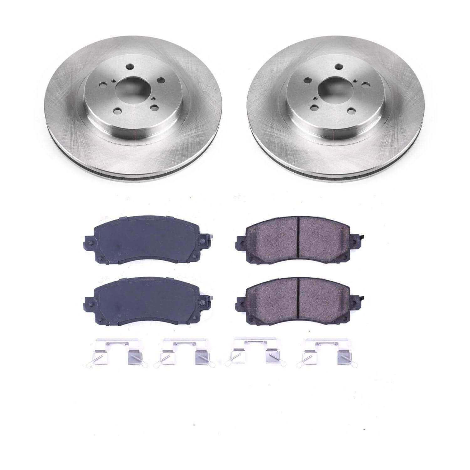 Power Stop KOE7892 Autospecialty 1-Click Daily Driver Front Pad And Rotor Kit for 2018-2023 Subaru Crosstrek product image
