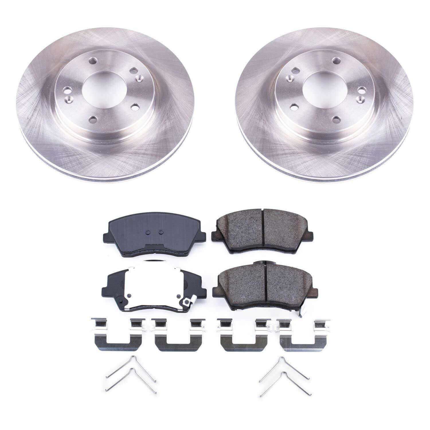 Power Stop KOE7893 Autospecialty 1-Click Daily Driver Front Pad And Rotor Kit for 2017-2022 Hyundai Ioniq product image