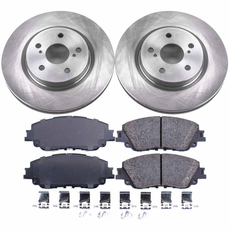 Power Stop KOE7895 Autospecialty 1-Click Daily Driver Front Brake Kit for 2021-2024 Lexus ES250 product image