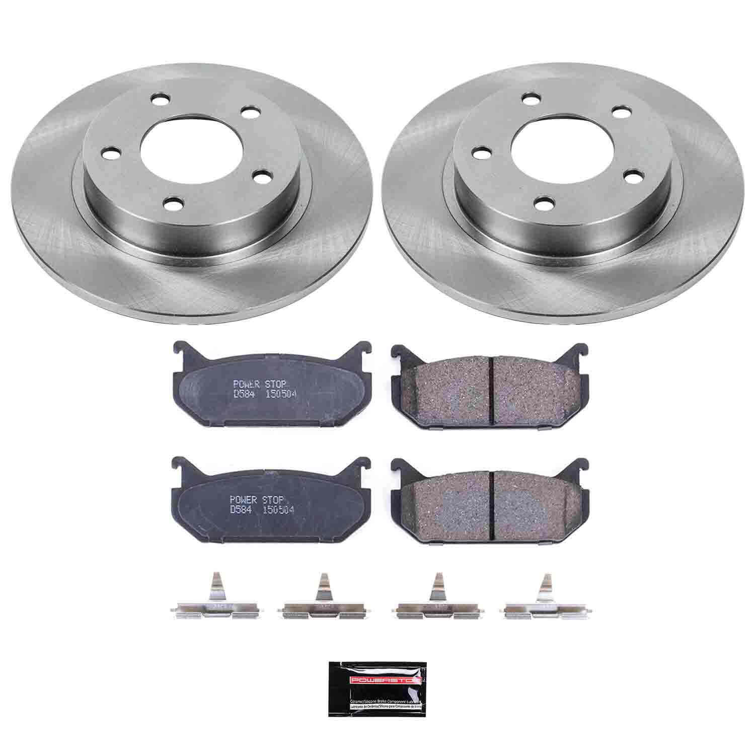 Power Stop KOE790 Autospecialty - 1-Click Daily Driver Brake Kits (Rear) for 1993-1997 Ford Probe product image