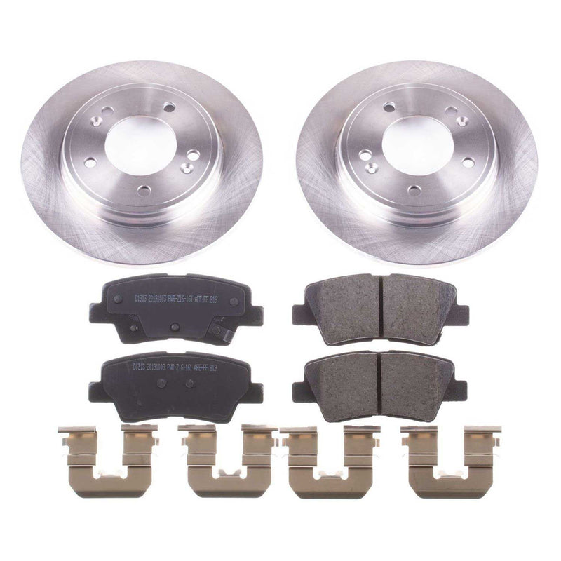 Power Stop KOE7904 Autospecialty 1-Click Daily Driver Rear Brake Kit for 2017-2020 Hyundai Elantra Rear Disc product image