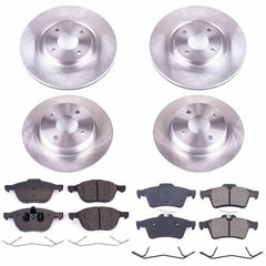 Power Stop KOE7910 Autospecialty 1-Click Daily Driver Front And Rear Brake Kit for 2018-2021 Ford Ecosport product image
