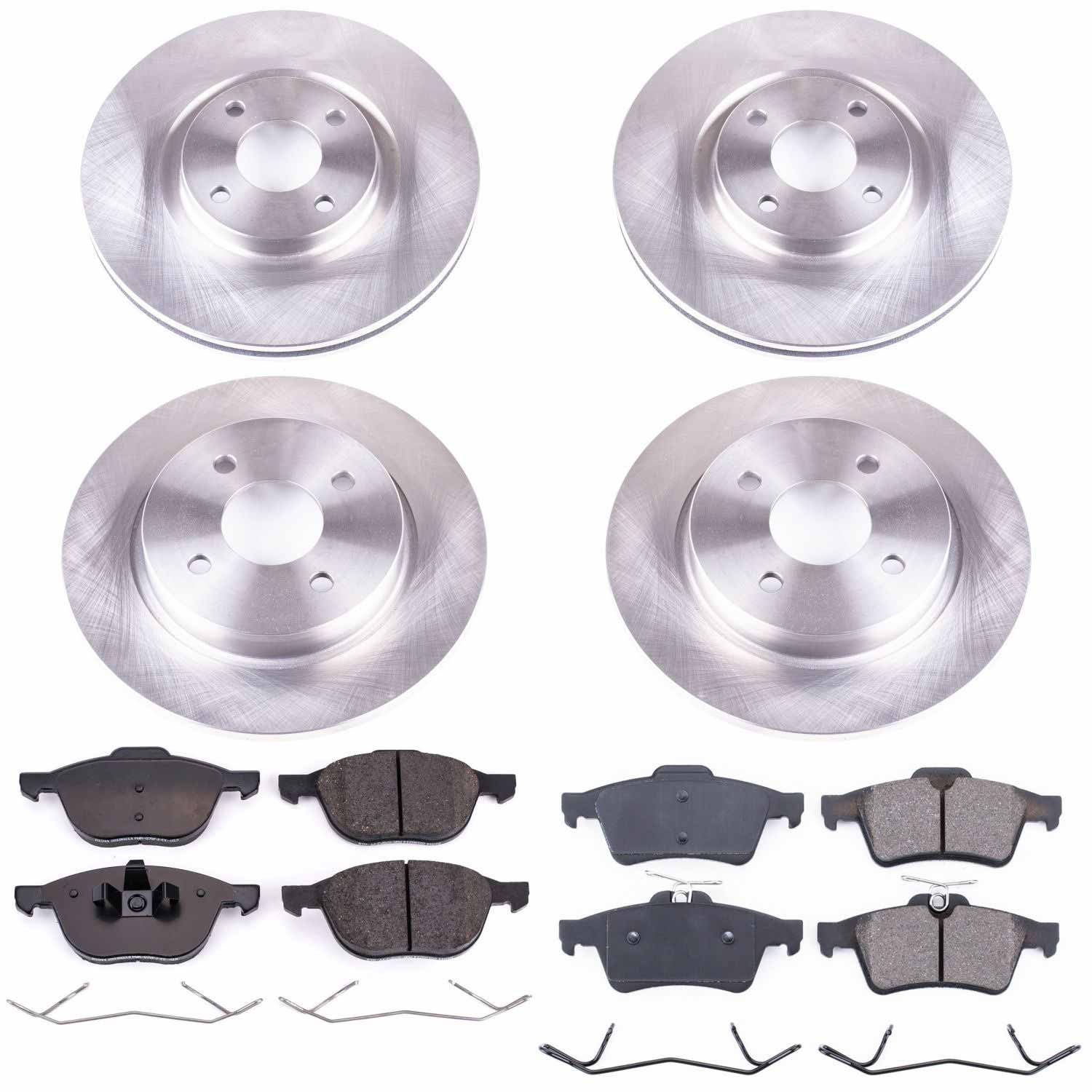Power Stop KOE7911 Autospecialty 1-Click Daily Driver Front And Rear Brake Kit for 2018-2022 Ford Ecosport product image