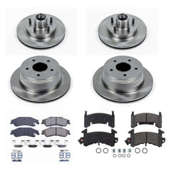 Power Stop KOE7913 Autospecialty 1-Click Daily Driver Front And Rear Brake Kit for 1998-2003 Chevrolet S10 product image