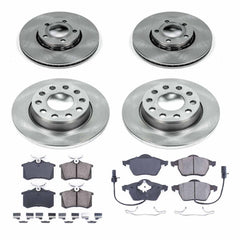 Power Stop KOE7917 Autospecialty 1-Click Daily Driver Front And Rear Brake Kit for 2004-2006 Audi A4 Quattro product image