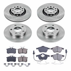 Power Stop KOE7919 Autospecialty 1-Click Daily Driver Front And Rear Brake Kit for 2004-2005 Audi A4 Quattro product image