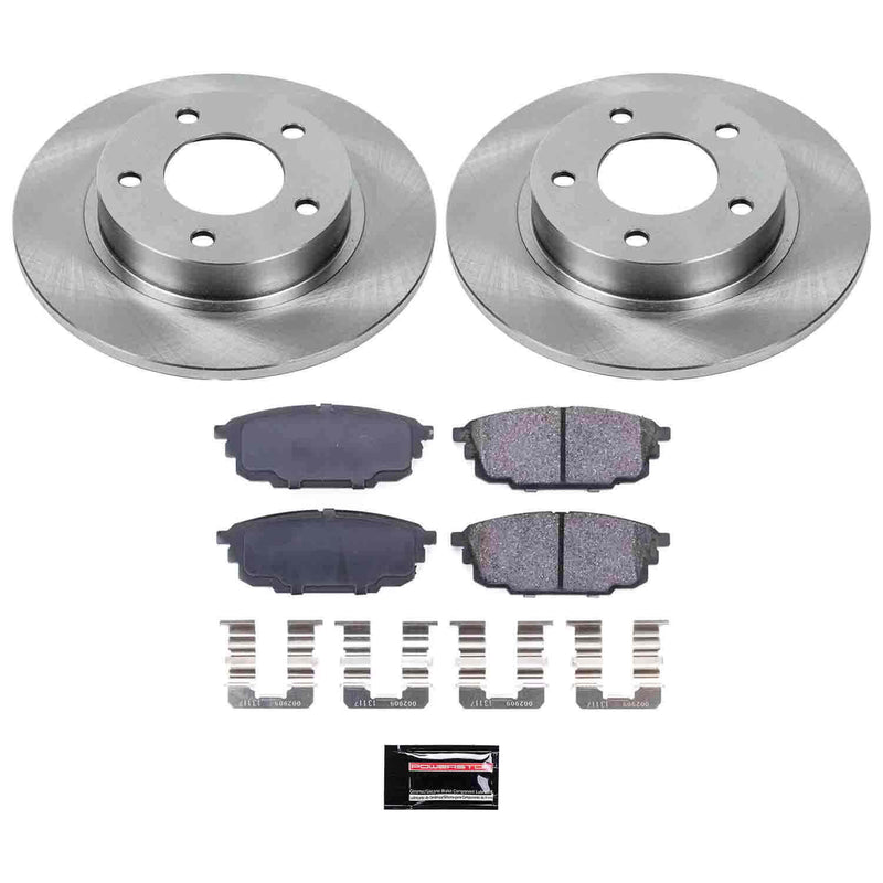 Power Stop KOE792 Autospecialty - 1-Click Daily Driver Brake Kits (Rear) for 2001-2003 Mazda Protege product image