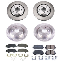 Power Stop KOE7923 Autospecialty 1-Click Daily Driver Front And Rear Pad And Rotor Kit for 2018-2020 Honda Odyssey product image