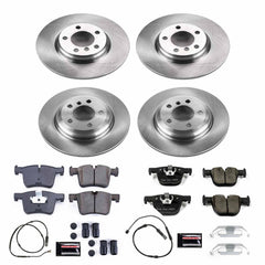 Power Stop KOE7936 Autospecialty 1-Click Daily Driver Front And Rear Brake Kit for 2015 BMW 328I Xdrive product image