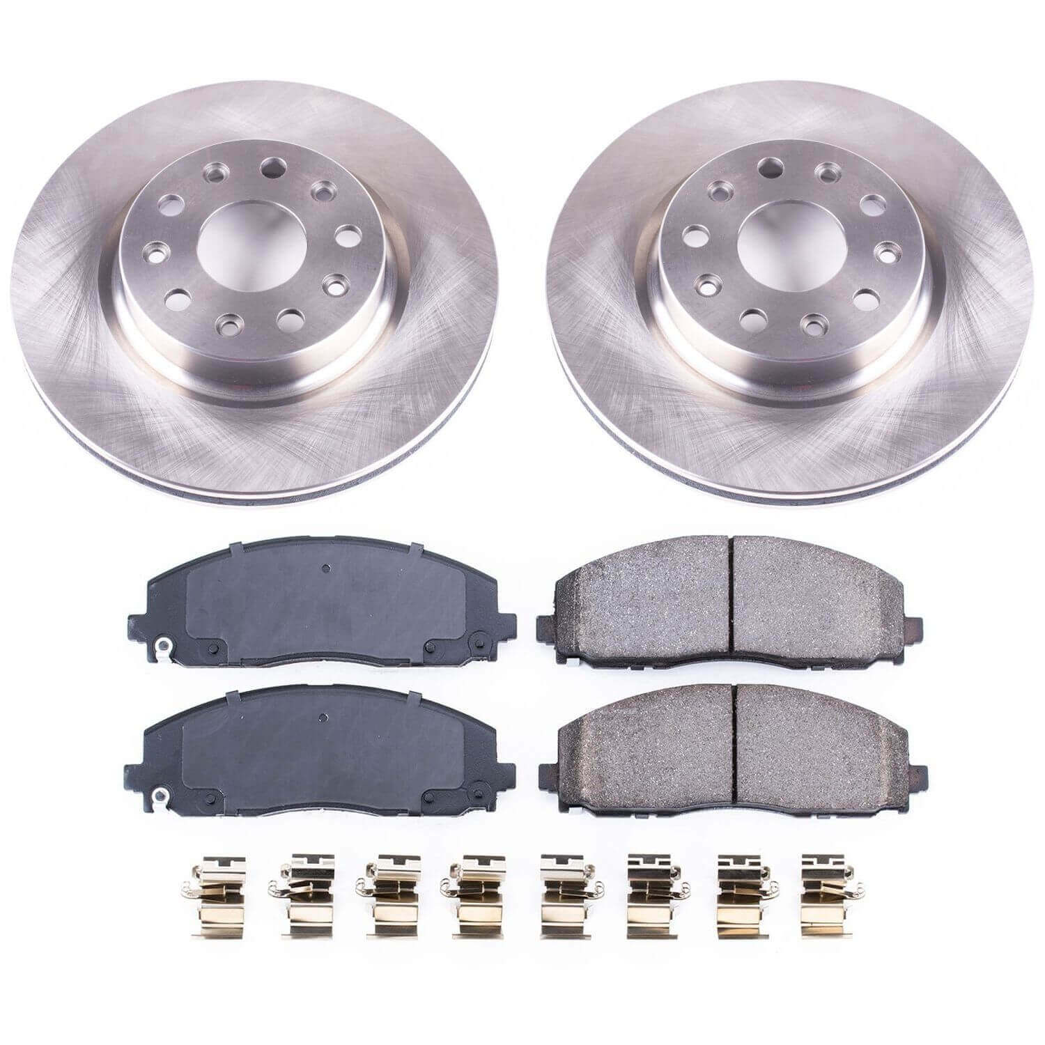 Power Stop KOE7941 Autospecialty 1-Click Daily Driver Front Pad And Rotor Kit for 2018 Jeep Wrangler Sport, Sport S, Unlimited Moab, Unlimited Sport, Unlimited Sport S product image