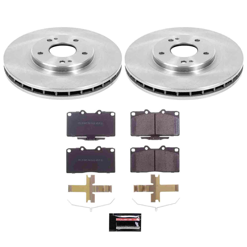 Power Stop KOE796 Autospecialty - 1-Click Daily Driver Brake Kits (Front) for 1991-1993 Dodge Stealth product image