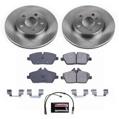 Power Stop KOE7977 Autospecialty 1-Click Daily Driver Front Brake Kit for 2014-2019 MINI Cooper Base product image