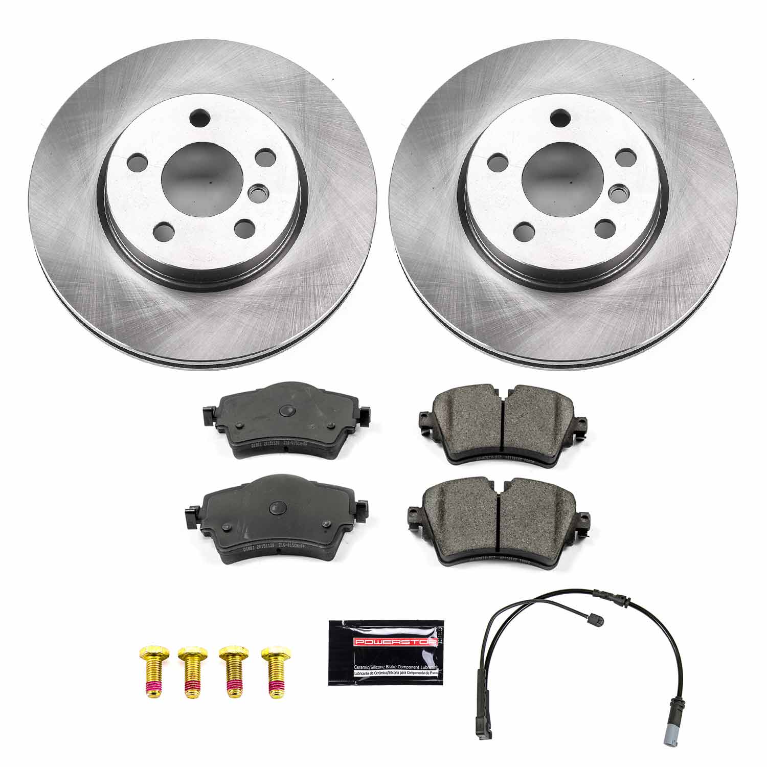 Power Stop KOE7980 Autospecialty 1-Click Daily Driver Front Pad And Rotor Kit for 2014-2021 MINI Cooper S product image