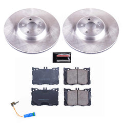 Power Stop KOE7986 Autospecialty 1-Click Daily Driver Front Pad And Rotor Kit for 2017-2023 Mercedes-Benz C43 AMG product image