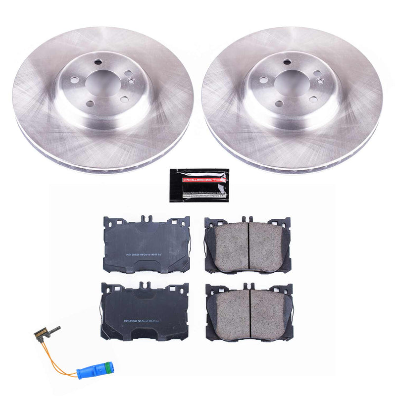 Power Stop KOE7986 Autospecialty 1-Click Daily Driver Front Pad And Rotor Kit for 2017-2023 Mercedes-Benz C43 AMG product image