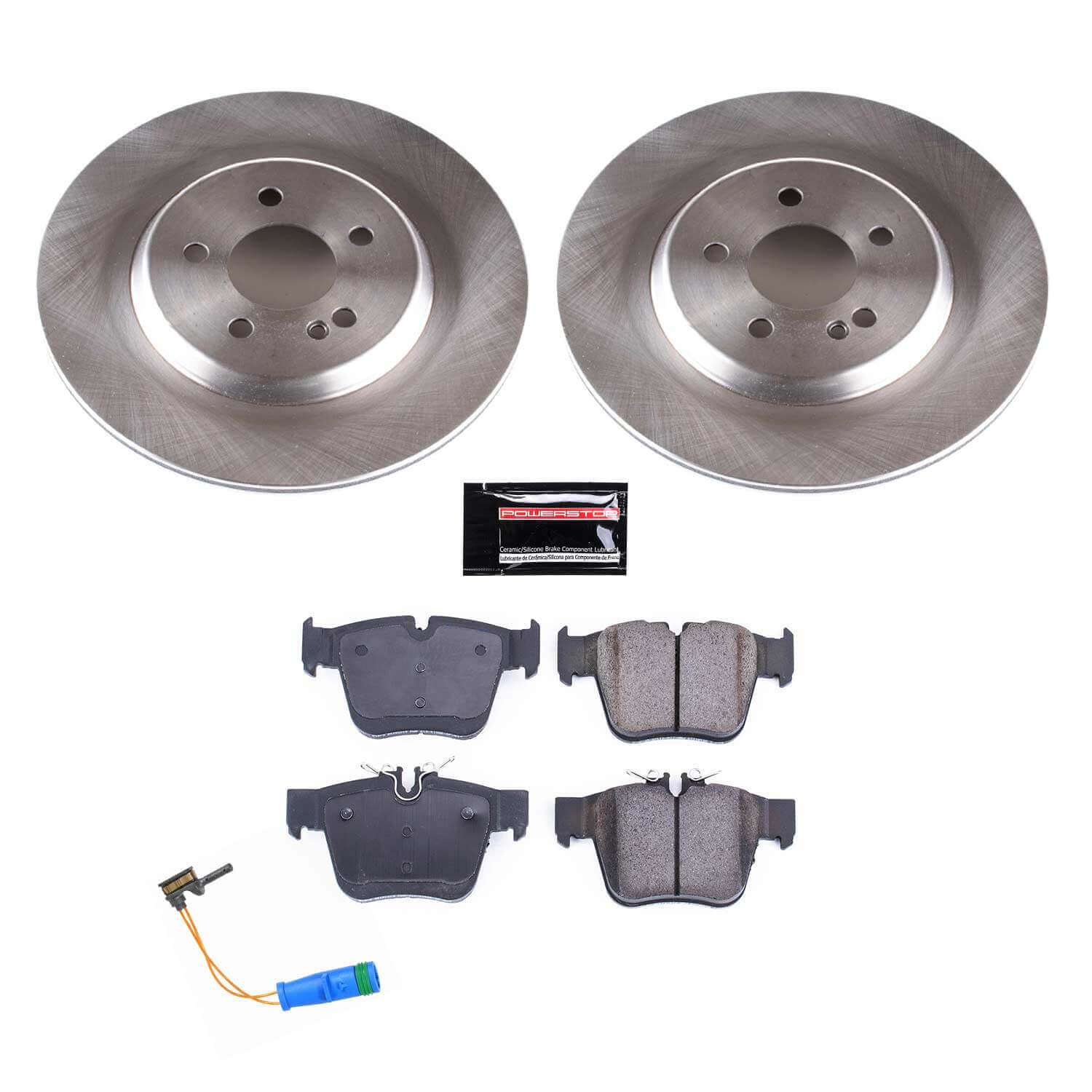 Power Stop KOE7990 Autospecialty 1-Click Daily Driver Rear Pad And Rotor Kit for 2017-2023 Mercedes-Benz C43 AMG product image