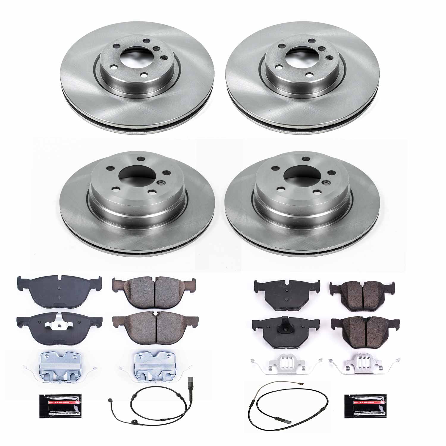 Power Stop KOE7996 Autospecialty 1-Click Daily Driver Front And Rear Brake Kit for 2011-2013 BMW X5 XDRIVE35D product image