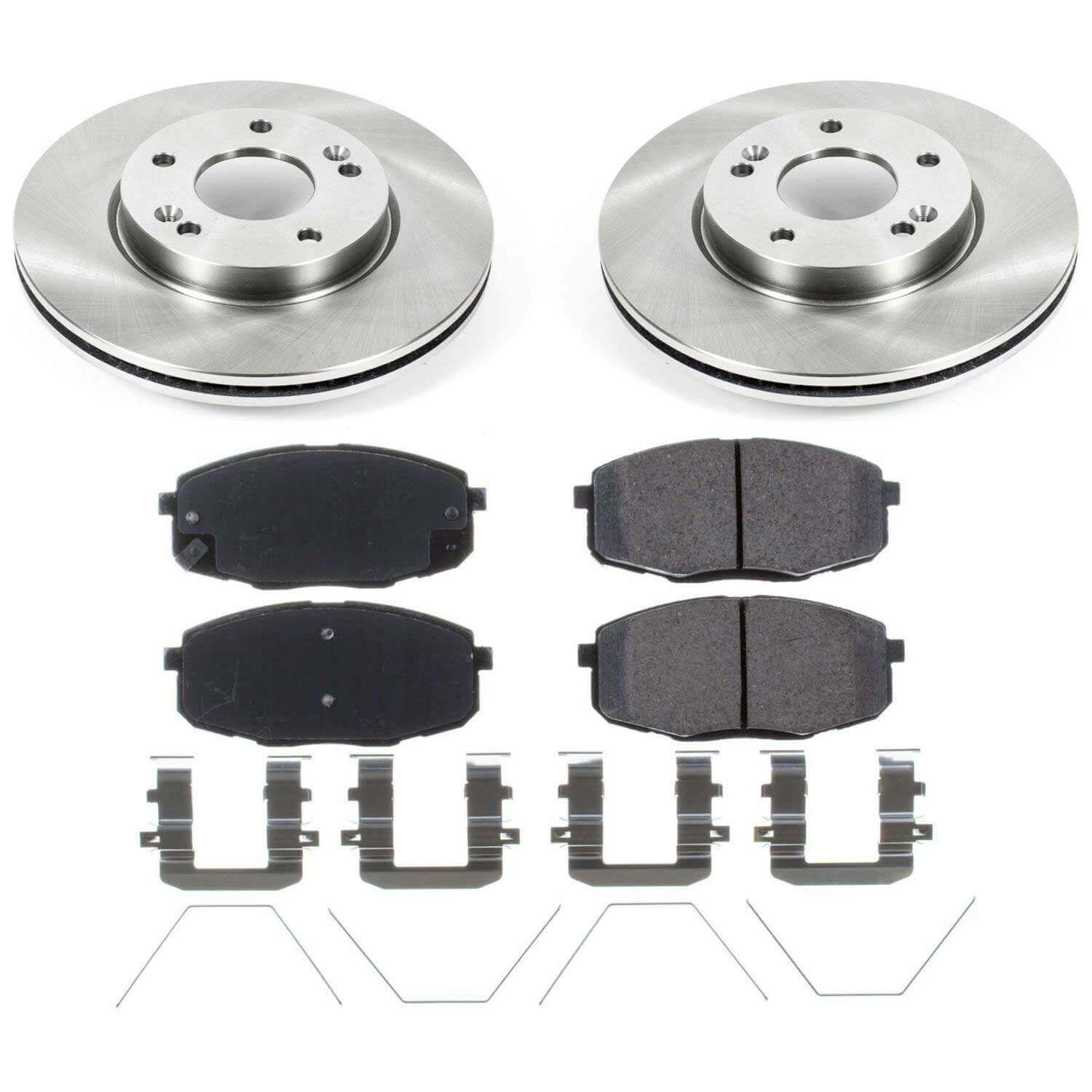 Power Stop KOE8007 Autospecialty 1-Click Daily Driver Front Pad And Rotor Kit for 2018-2020 Hyundai Elantra GT product image