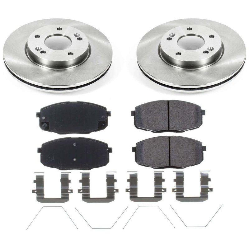 Power Stop KOE8007 Autospecialty 1-Click Daily Driver Front Pad And Rotor Kit for 2018-2020 Hyundai Elantra GT product image