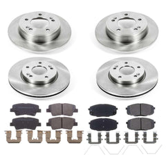 Power Stop KOE8008 Autospecialty 1-Click Daily Driver Front And Rear Pad And Rotor Kit for 2017-2019 Kia Soul product image