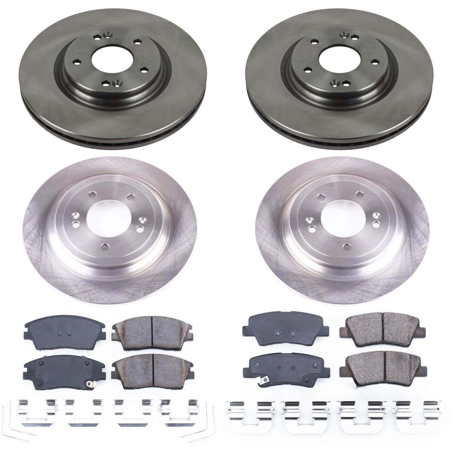 Power Stop KOE8010 Autospecialty 1-Click Daily Driver Front And Rear Pad And Rotor Kit for 2019-2021 Hyundai Tucson product image