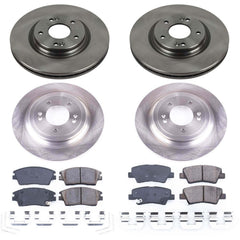 Power Stop KOE8010 Autospecialty 1-Click Daily Driver Front And Rear Pad And Rotor Kit for 2019-2021 Hyundai Tucson product image
