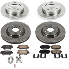 Power Stop KOE8012 Autospecialty 1-Click Daily Driver Front And Rear Brake Kit for 2017-2019 Kia Soul product image