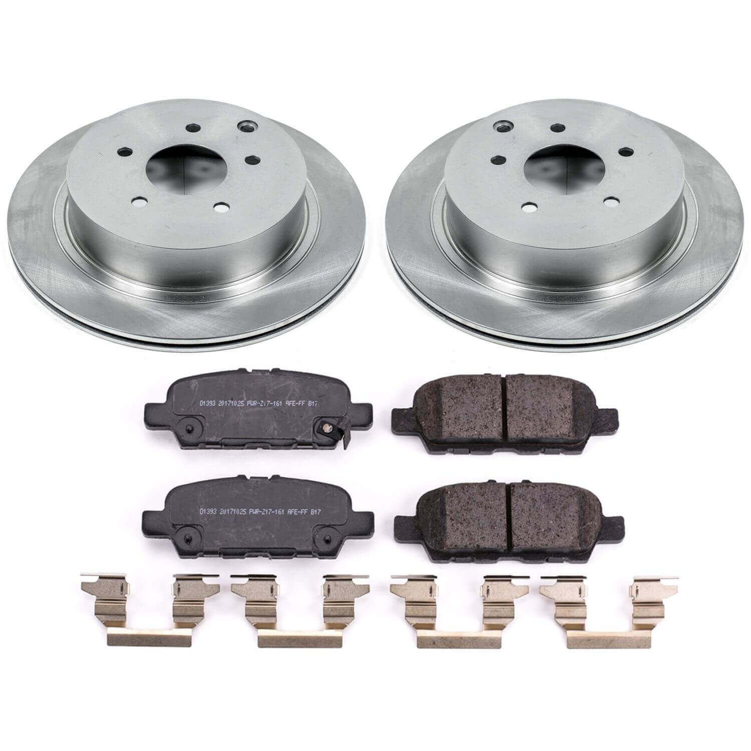 Power Stop KOE8021 Autospecialty 1-Click Daily Driver Rear Brake Kit for 2010-2012 Infiniti FX35 product image