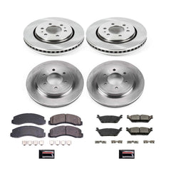 Power Stop KOE8026 Autospecialty 1-Click Daily Driver Front And Rear Brake Kit for 2018-2021 Ford Expedition product image