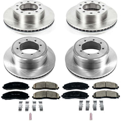 Power Stop KOE8027 Autospecialty 1-Click Daily Driver Front And Rear Brake Kit for 2015-2016 Ford F-350 Super Duty 4 Wheel Drive product image