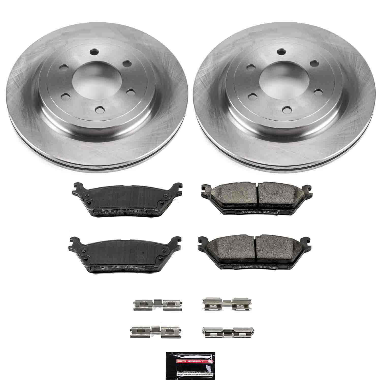 Power Stop KOE8030 Autospecialty 1-Click Daily Driver Rear Brake Kit for 2018-2021 Ford Expedition product image