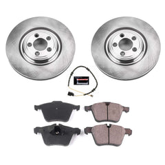 Power Stop KOE8037 Autospecialty 1-Click Daily Driver Front Pad And Rotor Kit for 2014-2021 Jaguar F-Type product image