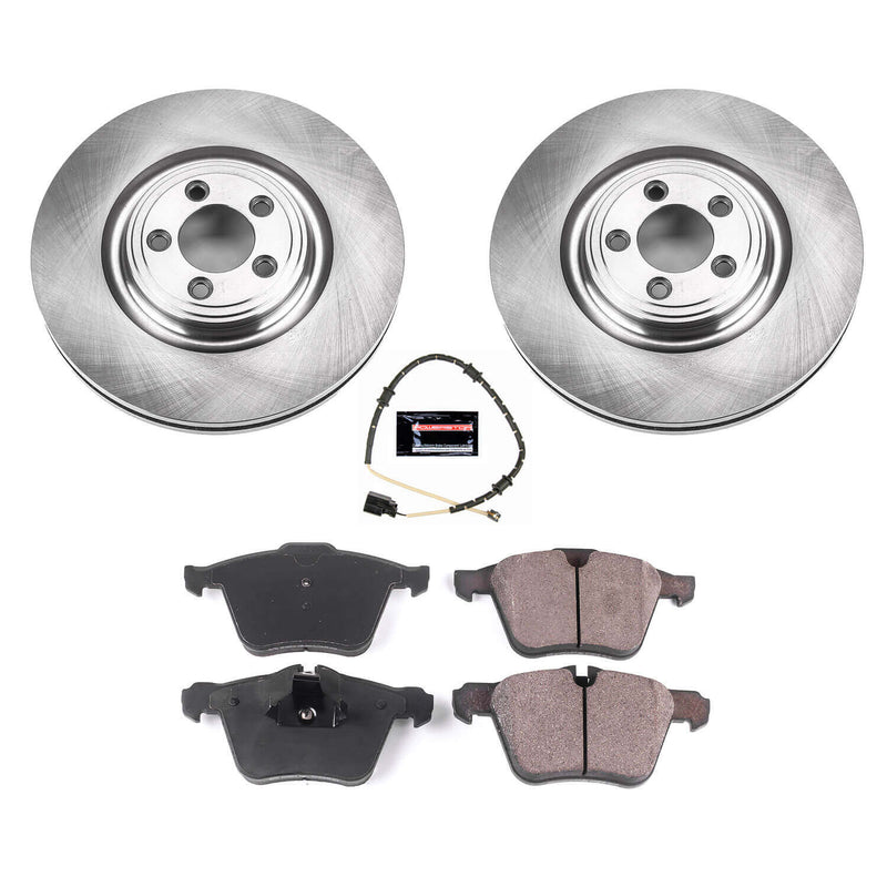 Power Stop KOE8037 Autospecialty 1-Click Daily Driver Front Pad And Rotor Kit for 2014-2021 Jaguar F-Type product image