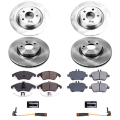 Power Stop KOE8056 Autospecialty 1-Click Daily Driver Front And Rear Brake Kit for 2017-2020 Mercedes-Benz SLC300 product image