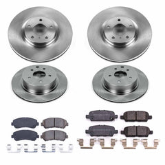 Power Stop KOE8059 Autospecialty 1-Click Daily Driver Front And Rear Brake Kit for 2016-2023 Nissan Maxima product image